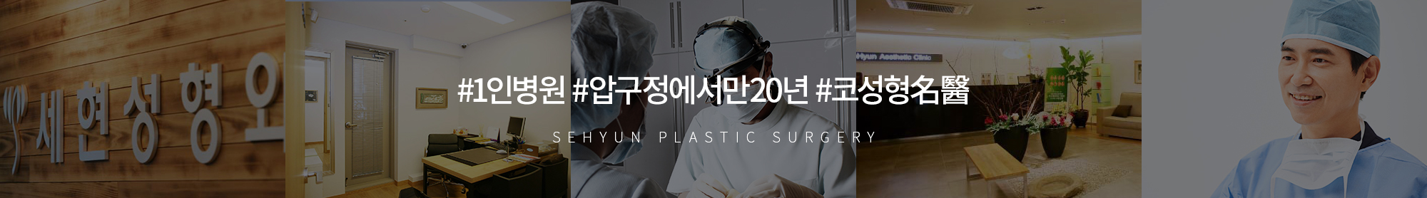 #1인병원 #압구정에서만20년 #코성형名醫
		SEHYUN PLASTIC SURGERY